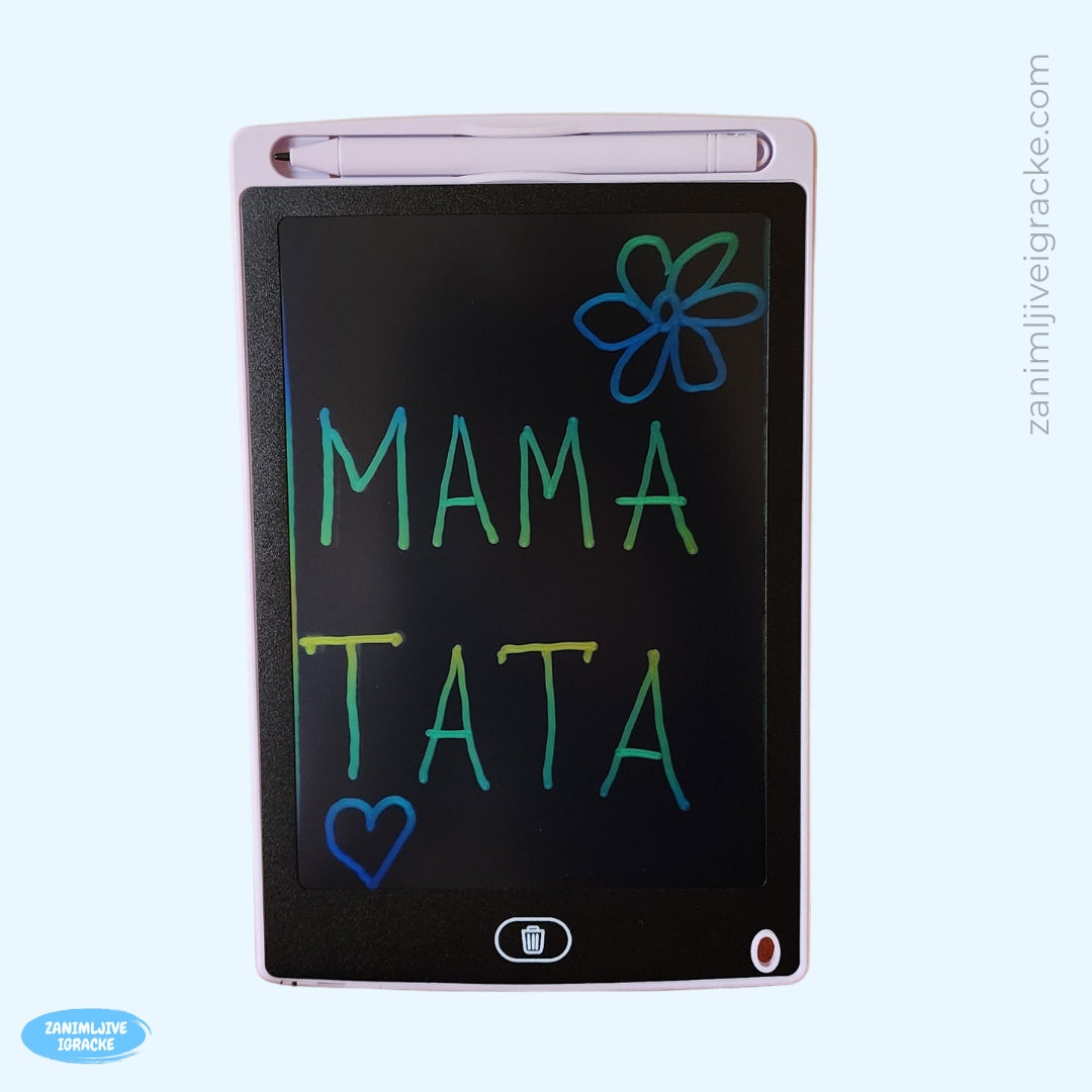Piši - briši tablet LCD