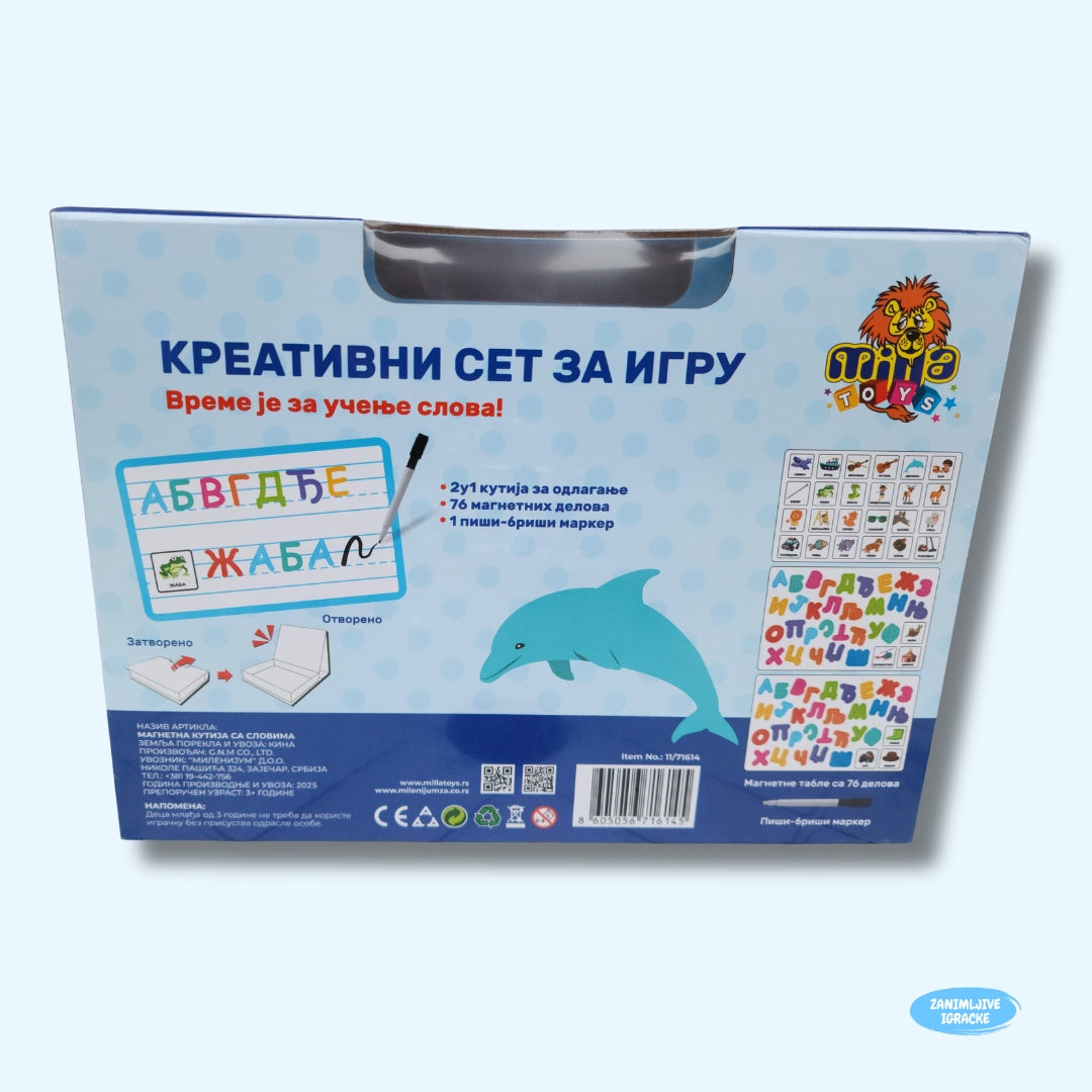 Magnetni Koferčić sa Slovima - Azbuka