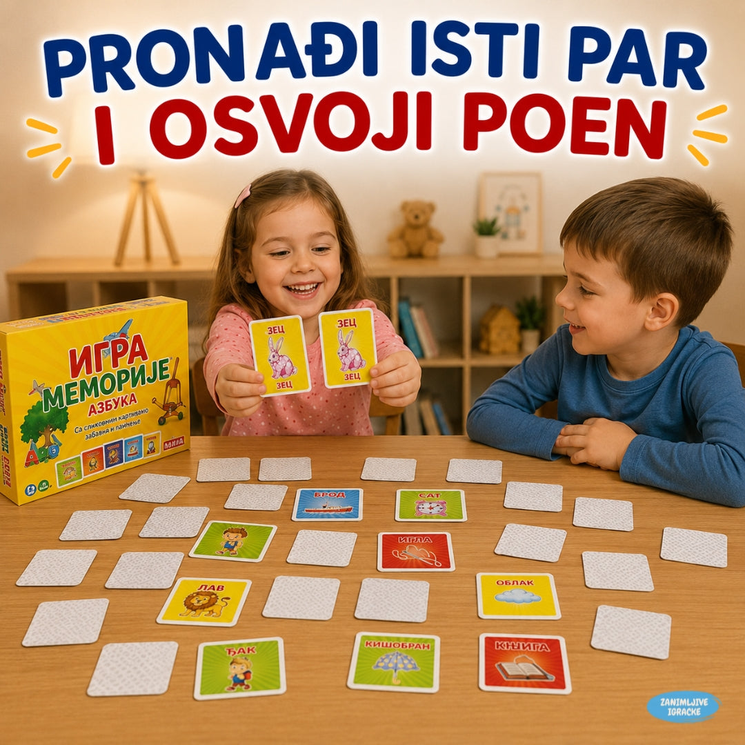 Igra Memorije - Azbuka