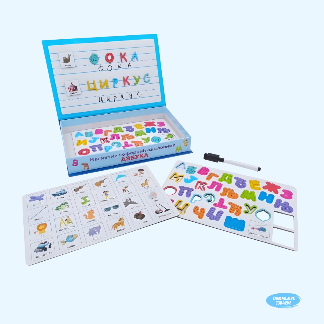 Magnetni Koferčić sa Slovima - Azbuka
