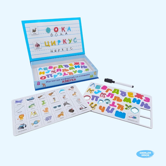 Magnetni Koferčić sa Slovima - Azbuka