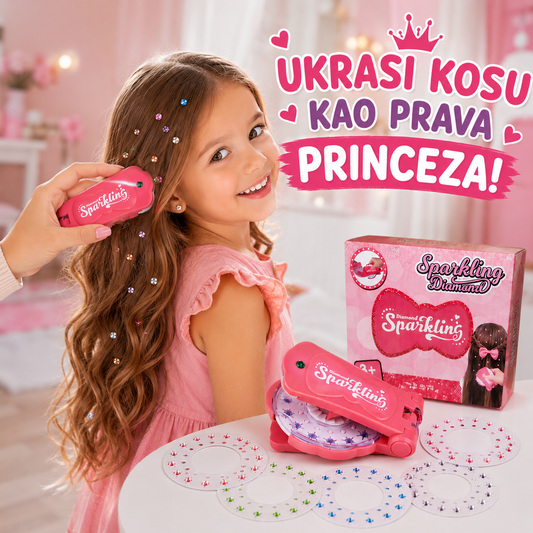 Aparat sa dijamantima za kosu
