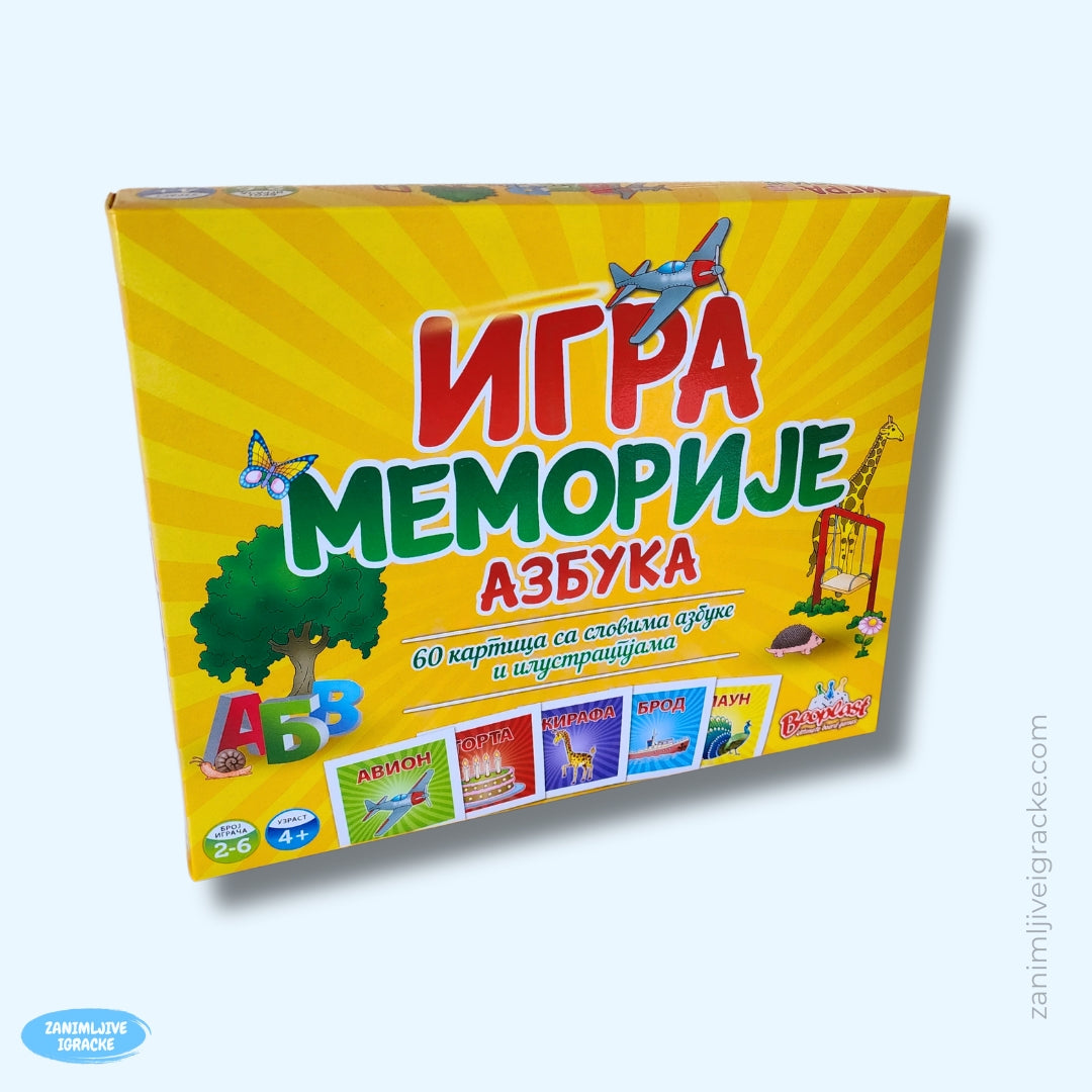 Igra Memorije - Azbuka