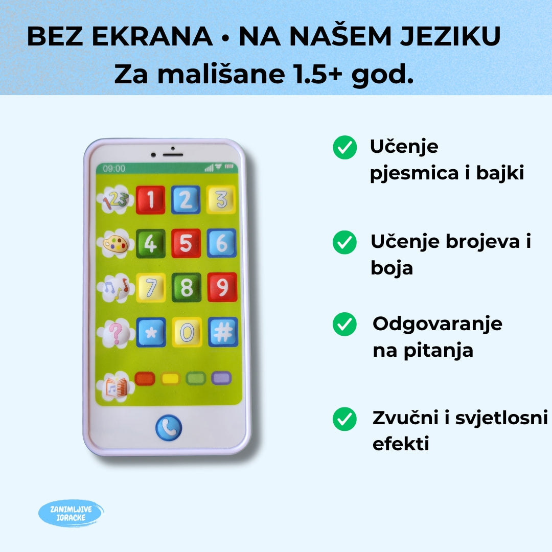 Bebi telefon - Boje i Brojevi