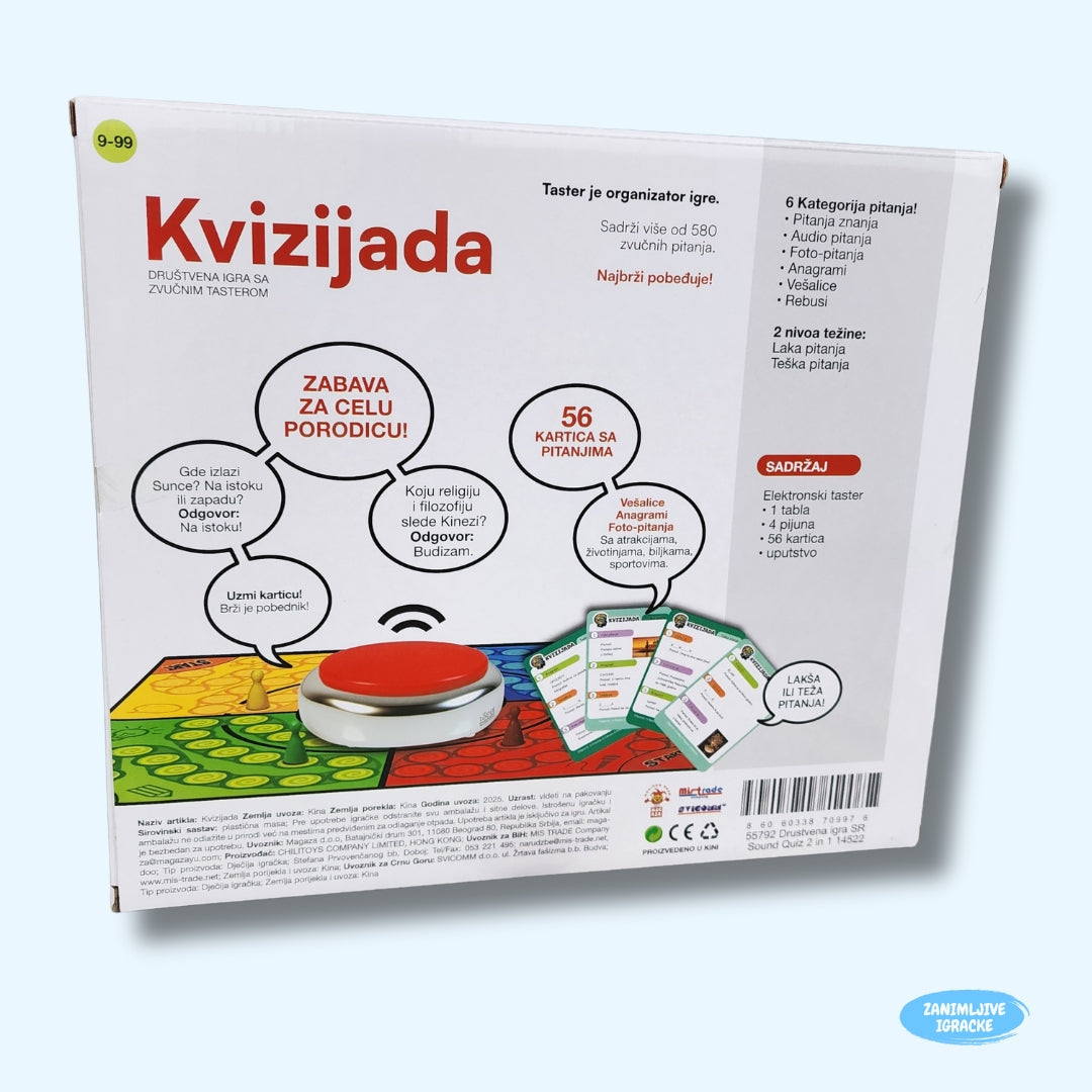 Kvizijada - Društvena igra