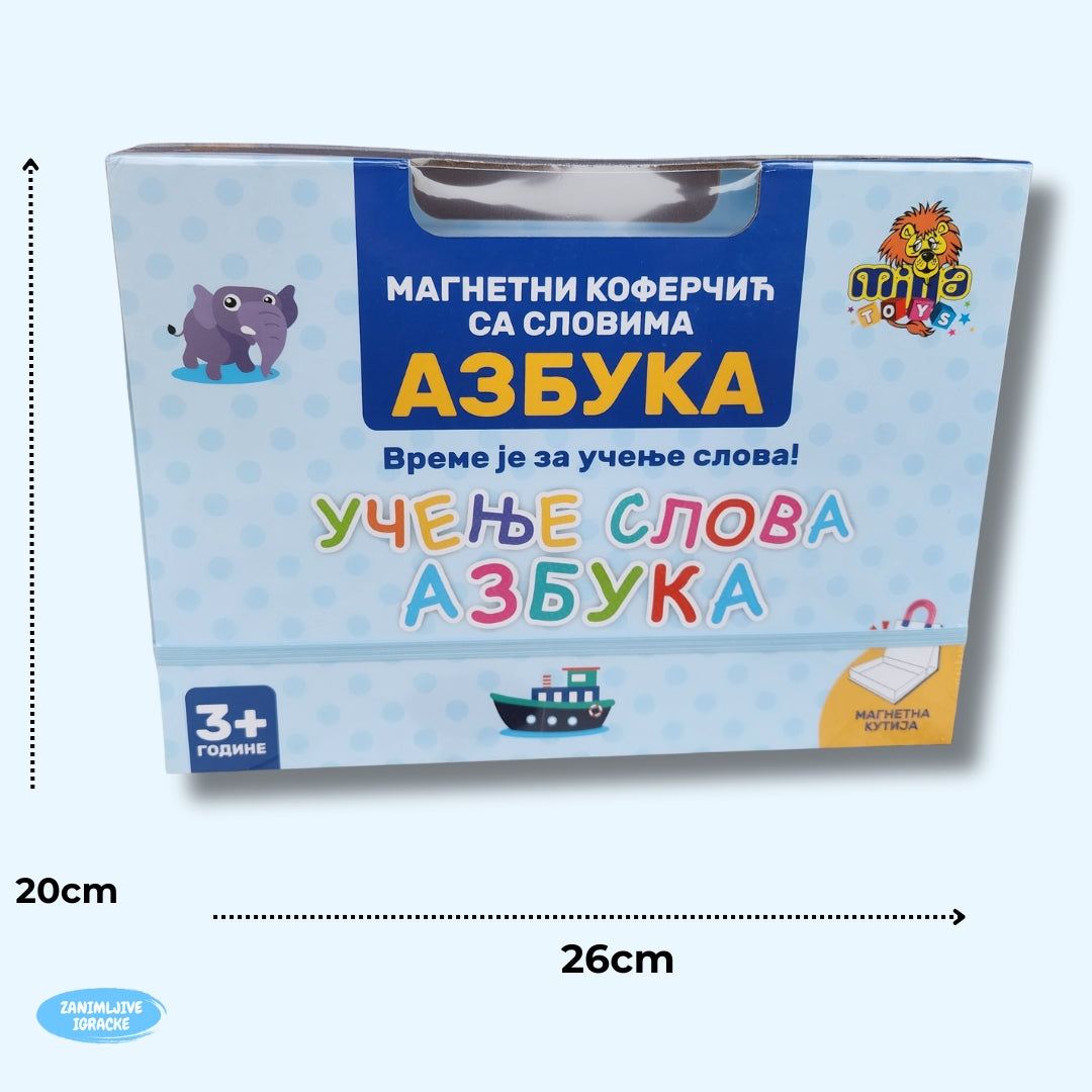 Magnetni Koferčić sa Slovima - Azbuka