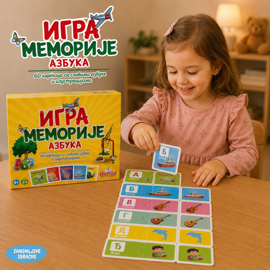 Igra Memorije - Azbuka