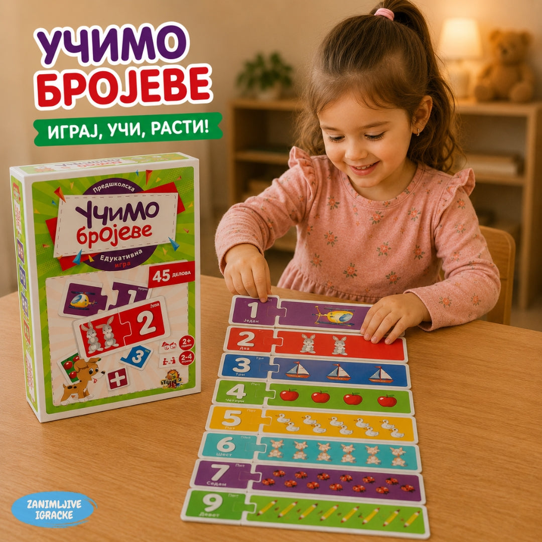 Moji prvi brojevi - Slagalica