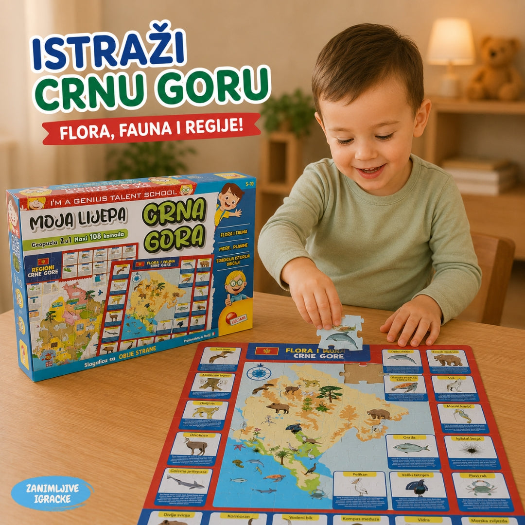 Istraži Crnu Goru - Slagalica