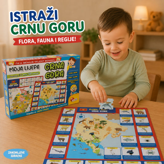 Istraži Crnu Goru - Slagalica